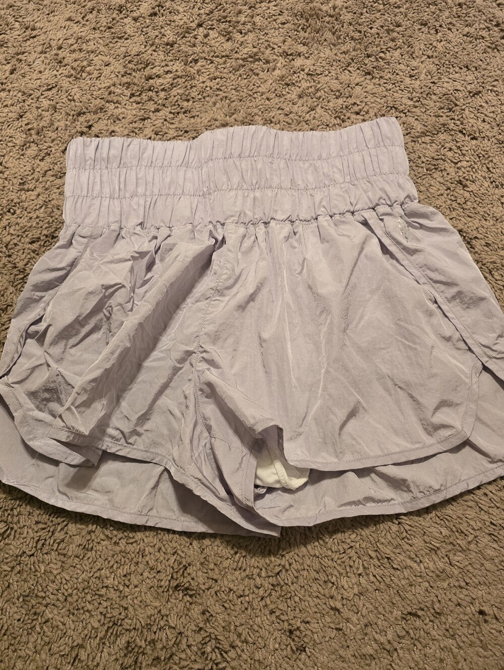 FP Movement Free People Large The Way Home High Waisted Shorts - Lavender